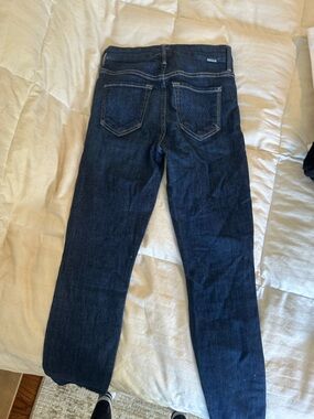 MOTHER Dark Indigo Straight Jeans